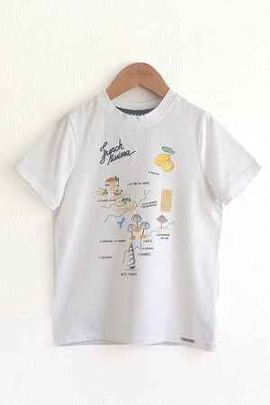 One Friday White Tee With Big Graphic - One Friday World