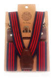 One Friday Red Stripes Suspender - One Friday World