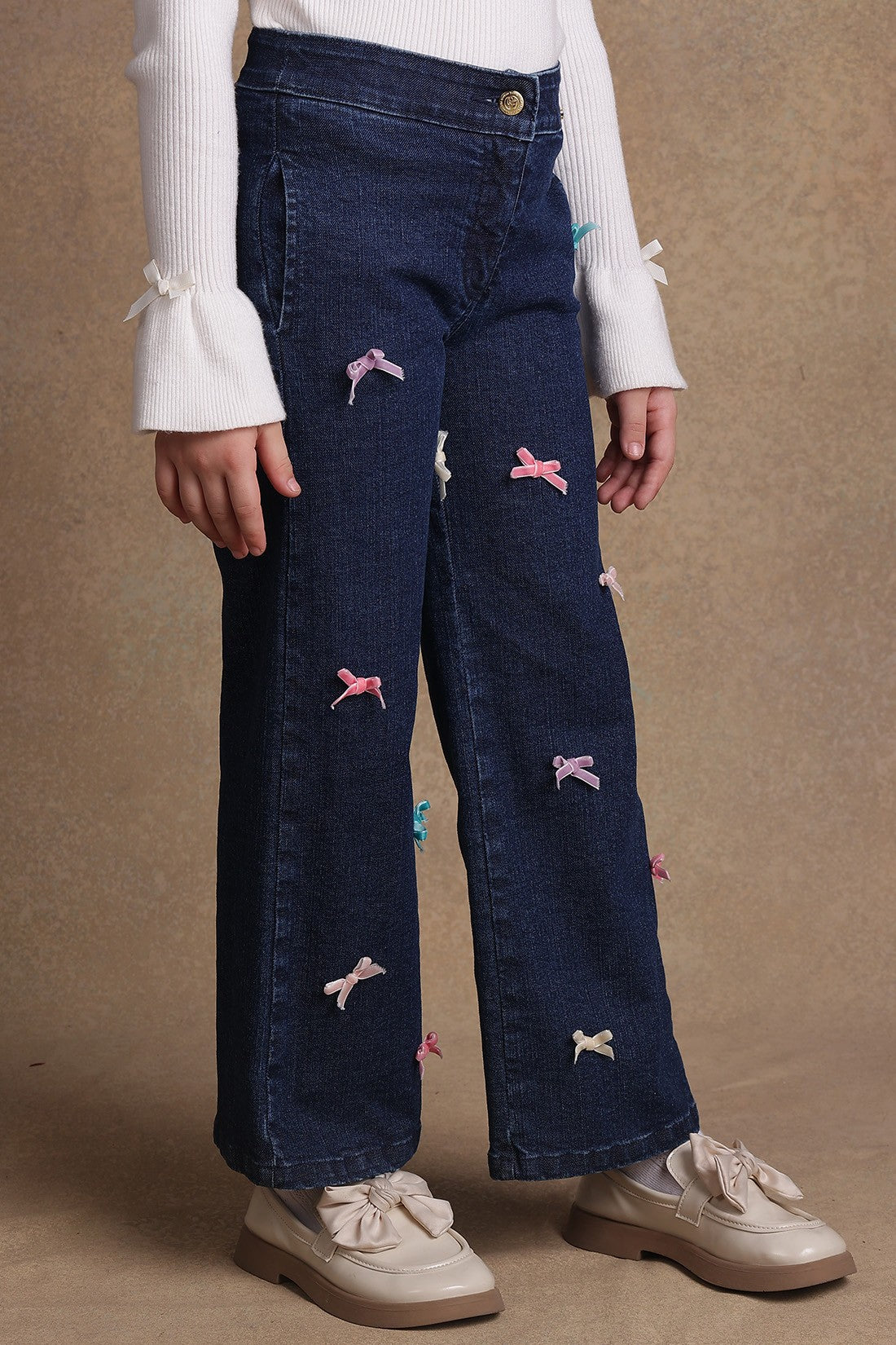 One Friday Kids Girls Blue Denim Jeans