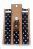 One Friday White Star Print Suspender - One Friday World