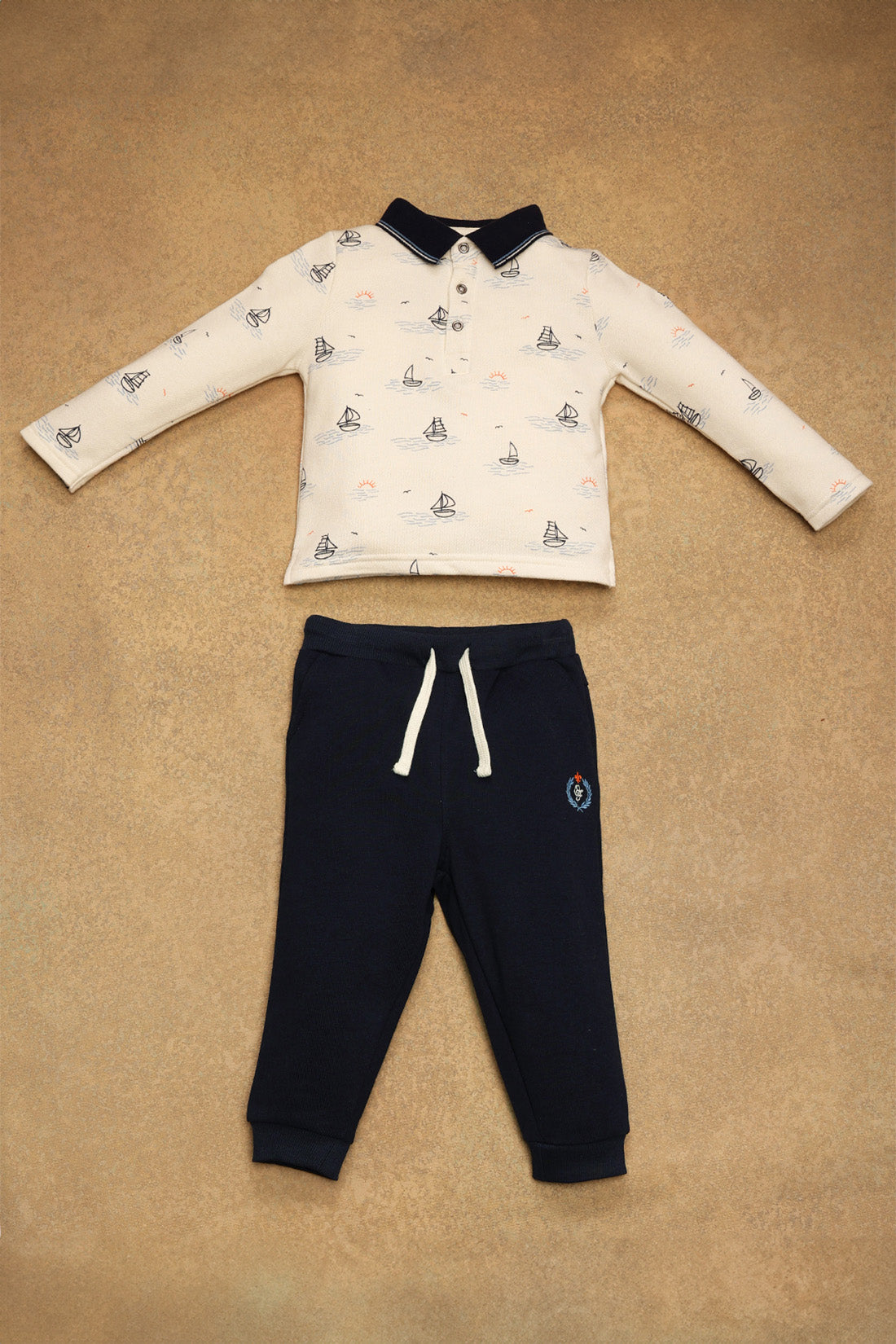 One Friday Infant Boys T-Shirt With Track Pant Set