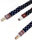 One Friday White Star Print Suspender - One Friday World