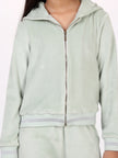 One Friday Mint Zipper Hoody