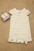 One Friday Kids Girls Lemon Boucle Dress