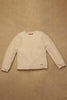 One Friday Girls Off White Solid Sweater