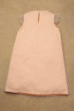 One Friday Girls Peach Solid Dress