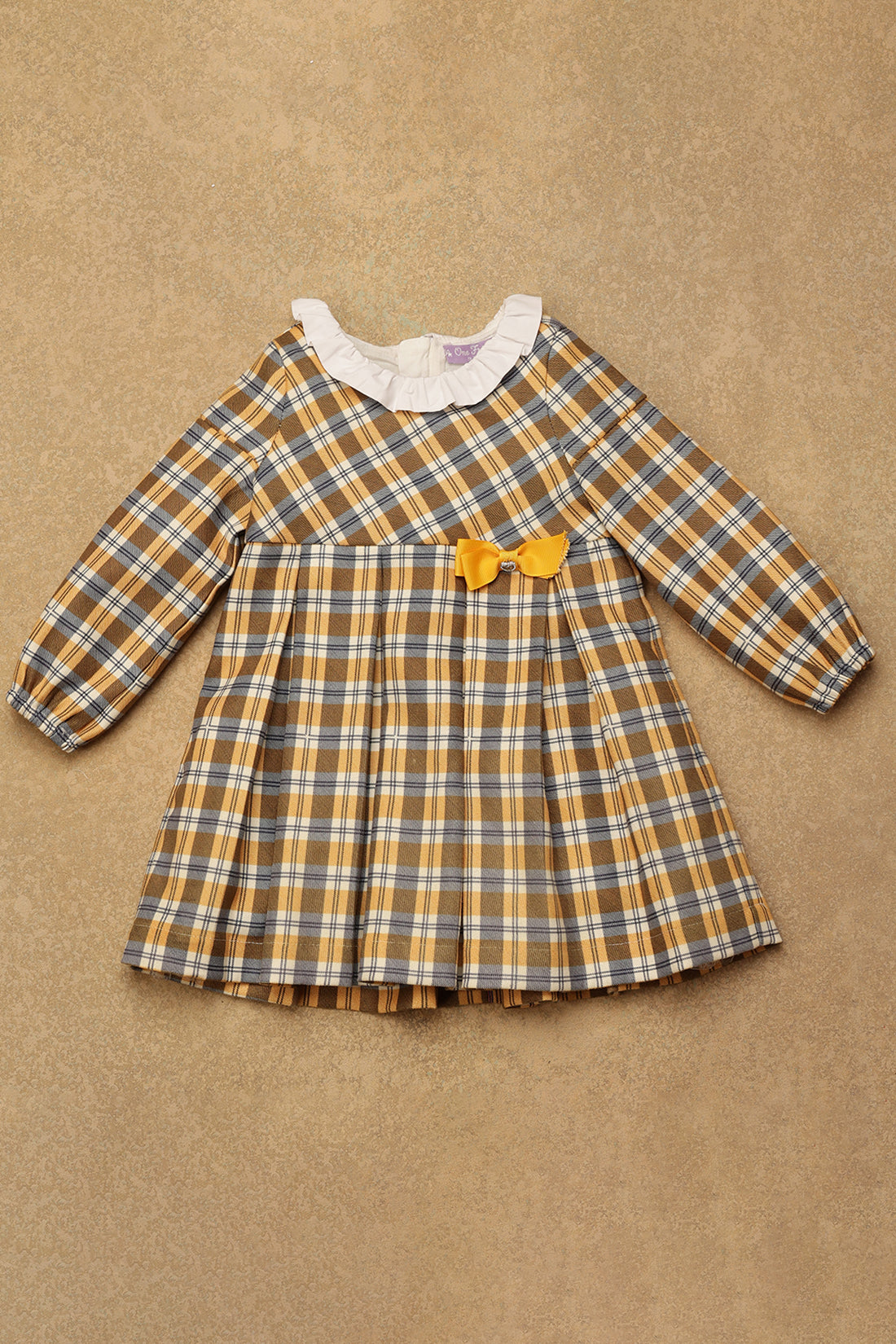 One Friday Baby Girls Multi Checks Dress