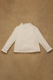 One Friday Kids Girls Off White Solid Top