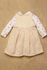 One Friday Baby Girls Off White Heart Print Dress With Top