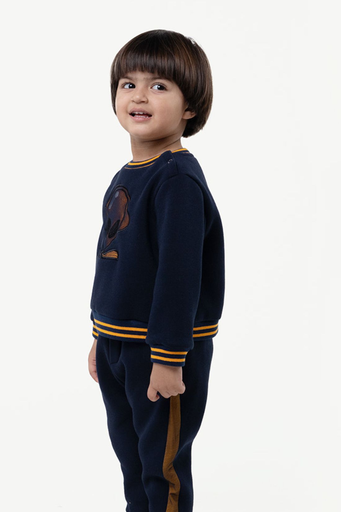 One Friday Baby Boys New born Navy Blue Alien Track Suit