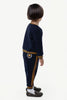 One Friday Baby Boys New born Navy Blue Alien Track Suit