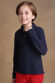 One Friday Kids Boys Navy Blue Knitted T-shirt