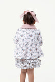 One Friday Baby Girls Multi Animal Printed Overcoat