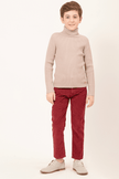 One Friday Varsity Chic Wine Elegance Trousers for Boys - One Friday World