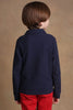 One Friday Kids Boys Navy Blue Knitted T-shirt