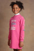 One Friday Girls Unicorn Peppy Pink Cotton Tunic Dress