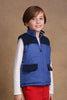 One Friday Kids Boys Blue Sleeveless Jacket