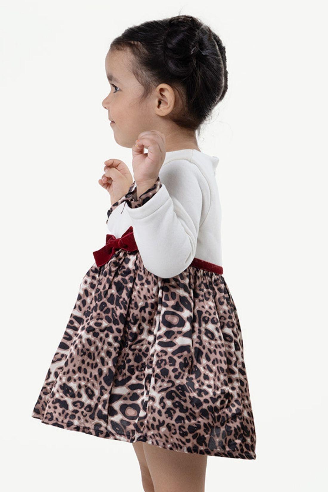 One Friday Off White Animal Printed Dress - One Friday World