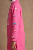 One Friday Girls Unicorn Peppy Pink Cotton Tunic Dress