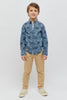 One Friday Blue Pattern Shirt - One Friday World