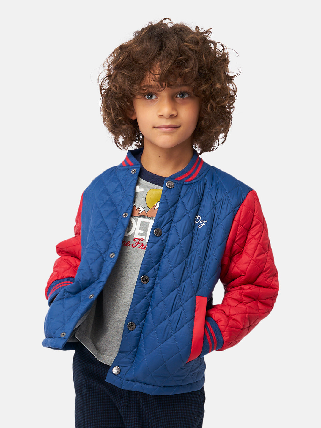 One Friday Kids Boys Blue Jacket