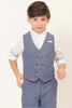 One Friday Azure Boys' Waistcoat - One Friday World