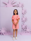 One Friday Kids Girls Peach Dress - One Friday World