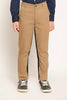 One Friday Varsity Chic Beige Striped Side Detail Trousers for Boys - One Friday World