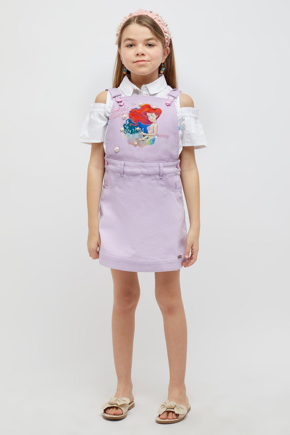 One Friday Lilac Mermaid Dungaree - One Friday World