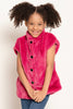 One Friday Kids Girls Sleeveless Tailored Jacket