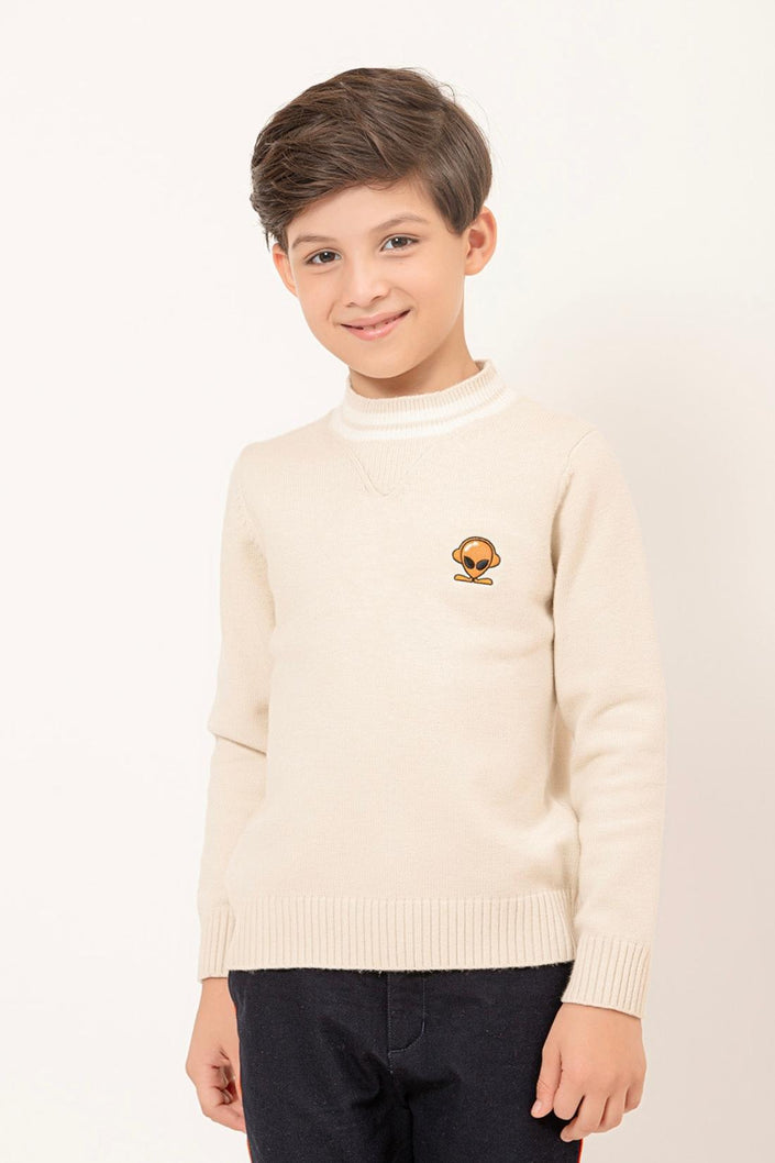 One Friday Kids Boys Creme Sweater