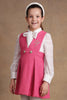 One Friday Girls Pink Boucle Dress