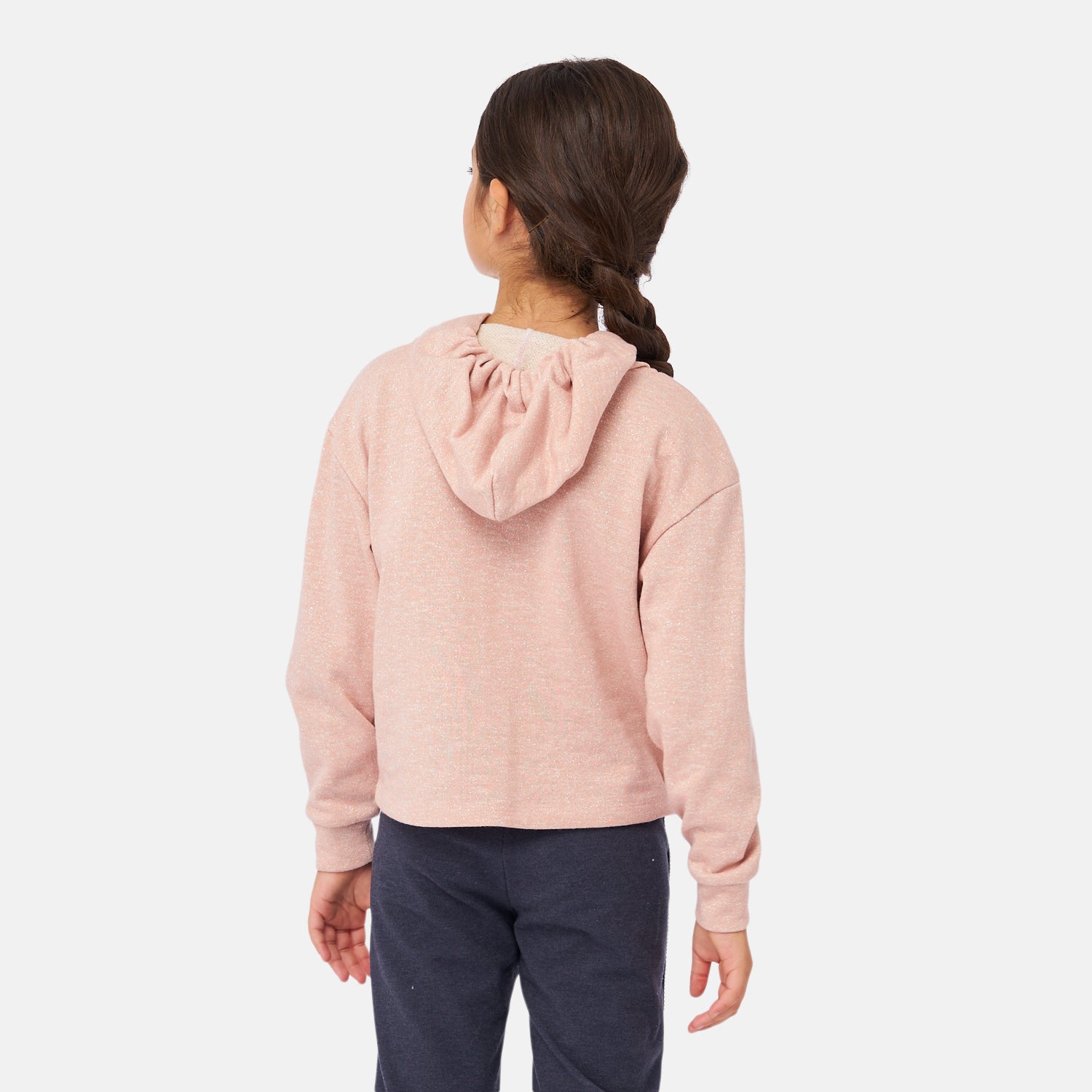 One Friday Kids Girls Nude Hoody