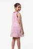 One Friday Kids Girls Pink Round Neck Dress