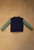 One Friday Baby Boys Blue & Green Sweat Shirt