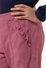 One Friday Varsity Chic Pink Dream Trousers for Girls - One Friday World