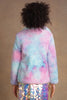 One Friday Kids Girls Mulitcoloured Fur Overcoat