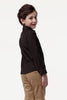 One Friday Kids Boys Green Woven Cotton Shirt - One Friday World