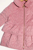 Varsity Chic Pink Puffer Dreams Overcoat for Girls