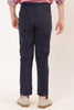 One Friday Kids Boys Navy Blue Woven Polyester Trouser - One Friday World