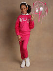 One Friday Kids Girls Pink Skirt With attached Jeggings