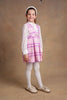 One Friday Kids Girls Pink & Lilac Checkered Dress