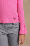 One Friday Kids Girls Pink Jumper