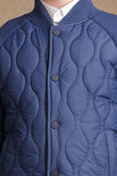 One Friday Kids Boys Navy Blue Quilted Jacket