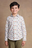 One Friday Kids Boys Off White Adventurer 100% Cotton Shirt