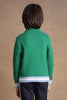 One Friday Kids Boys Green Solid Sweater