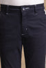 One Friday Kids Boys Navy Blue Solid Trouser