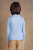 One Friday Kids Boys Sky Blue Turtle Neck Jumper