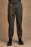 One Friday Kids Boys Olive Solid Trouser