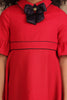 One Friday Kids Girls Red Solid Dress